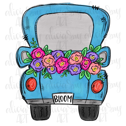Bloom Truck With Flowers