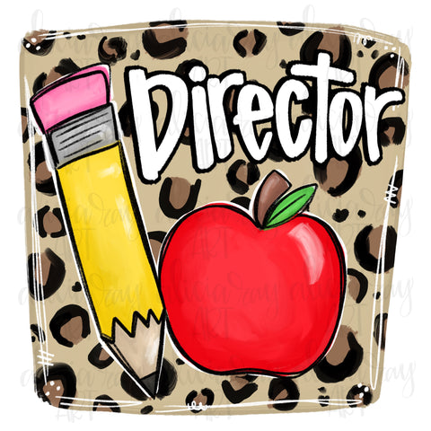 Director Leopard Pencil Apple