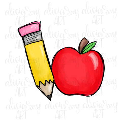 Pencil Apple