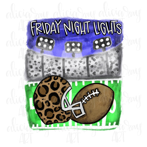 Friday Night Lights Leopard Helmet