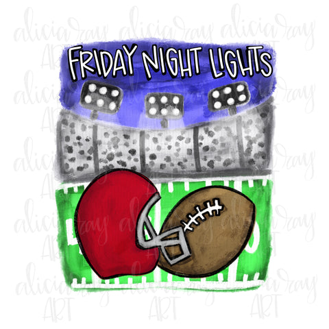 Friday Night Lights Crimson Helmet