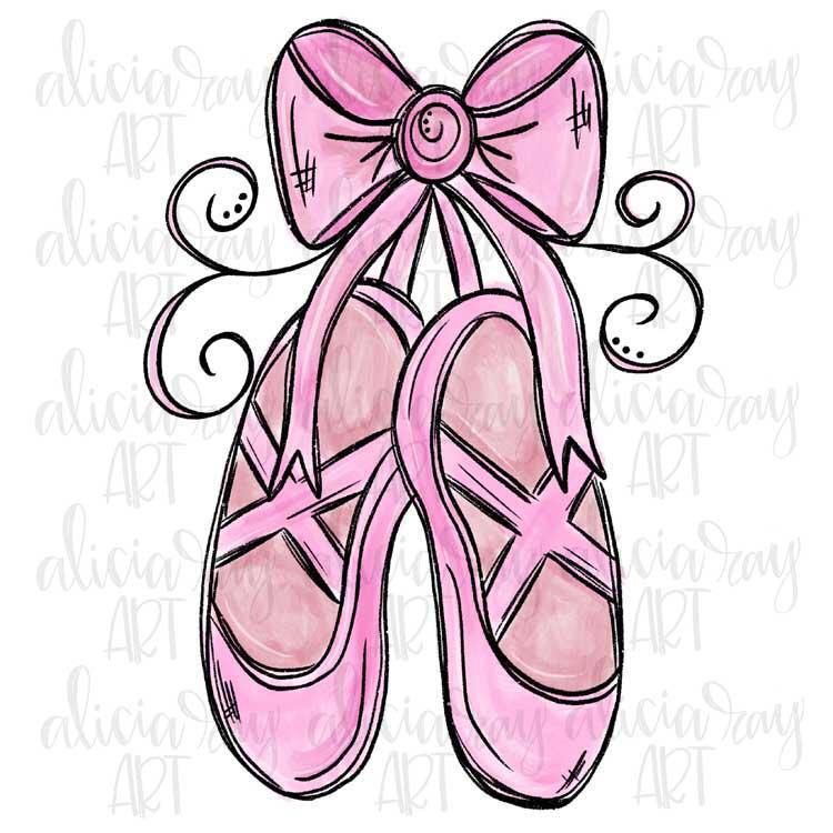 Ballet Slippers – Alicia Ray Art1
