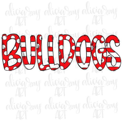 Bulldogs Red and White