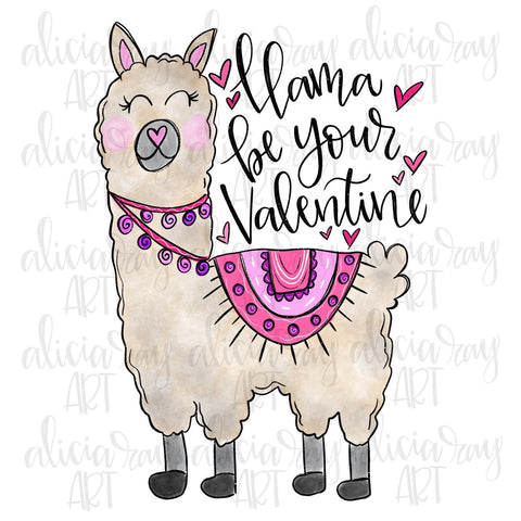 Llama Be Your Valentine