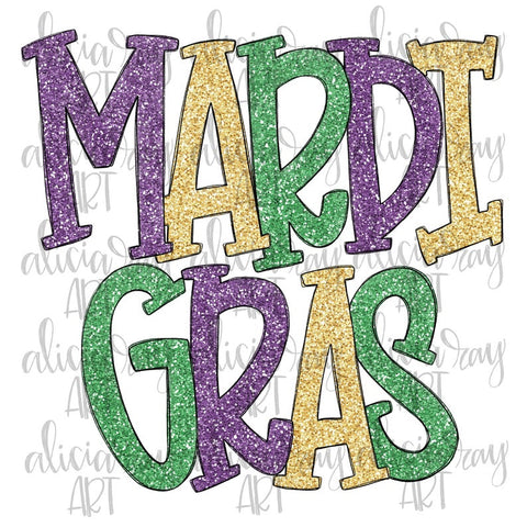 Mardi Gras - Glitter