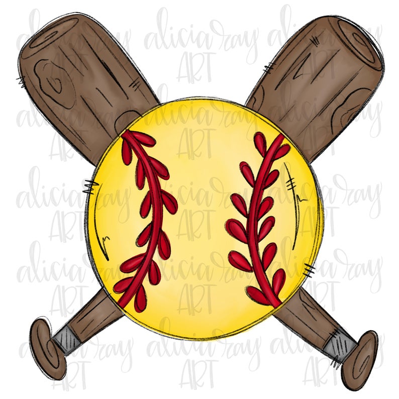 softball bat clip art