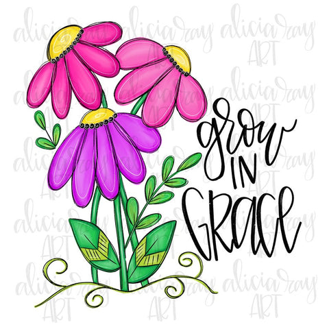 Grow In Grace Flower Bundle