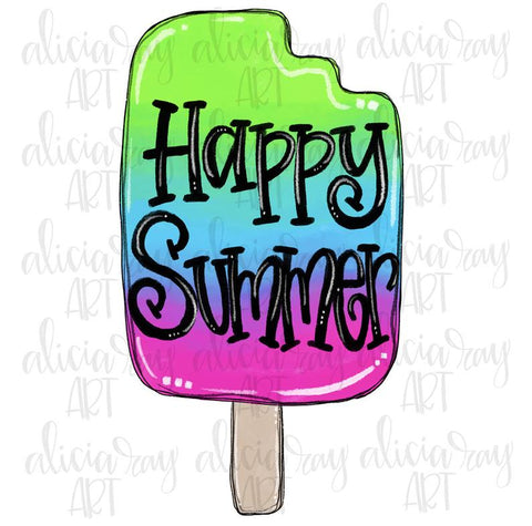 Happy Summer Popsicle