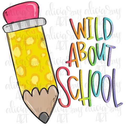 Wild About School Leopard Pencil