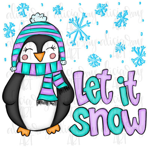 Let It Snow Girl Penguin