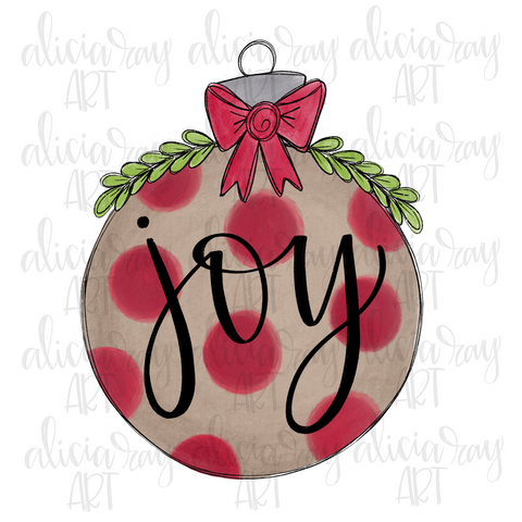 Joy Ornament