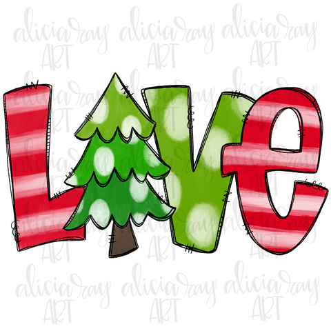 Love Christmas Tree