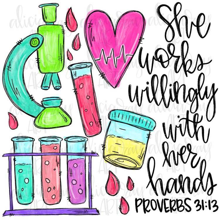 Medical Lab Tech – Alicia Ray Art