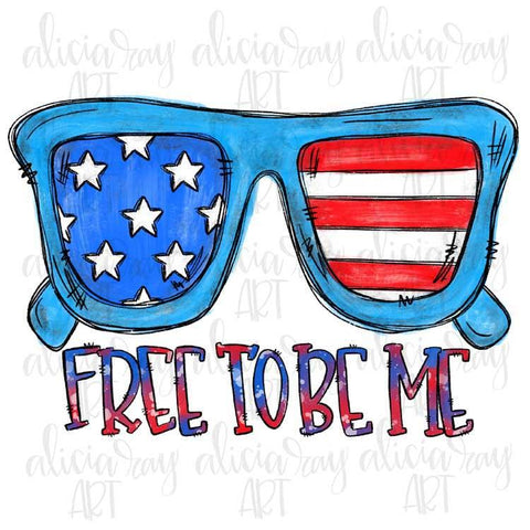 Patriotic Shades Free to be Me