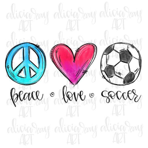 Peace Love Soccer