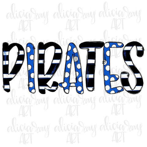 Pirates Black and Blue