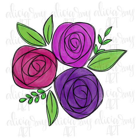 Purple Flower Bundle