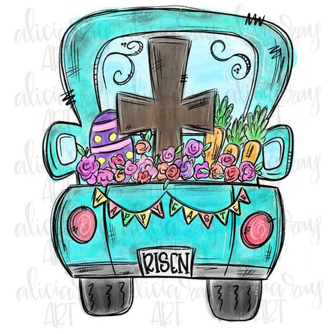 Risen Easter Truck