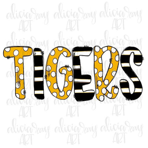Tigers Black and Gold
