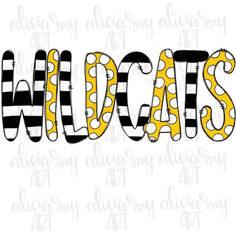 Wildcats Black and Yellow